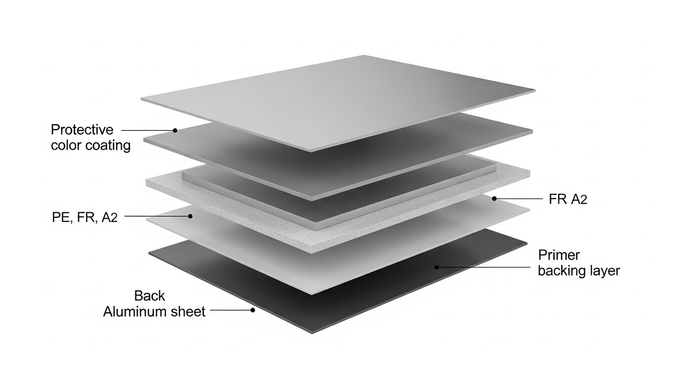 ساختار ورق کامپوزیت