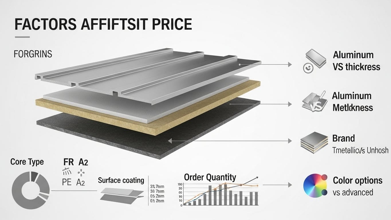 عوامل موثر در قیمت ورق کامپوزیت