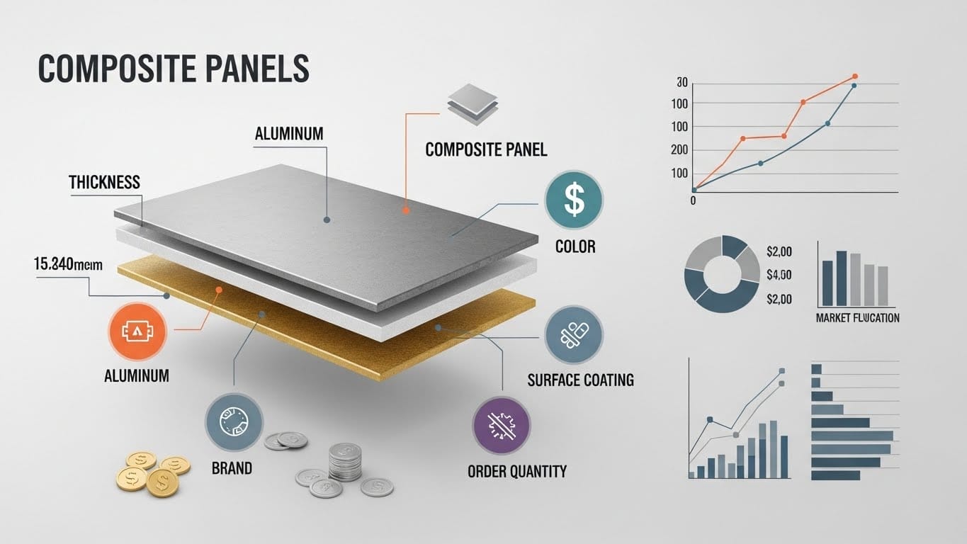 عوامل موثر بر قیمت ورق کامپوزیت